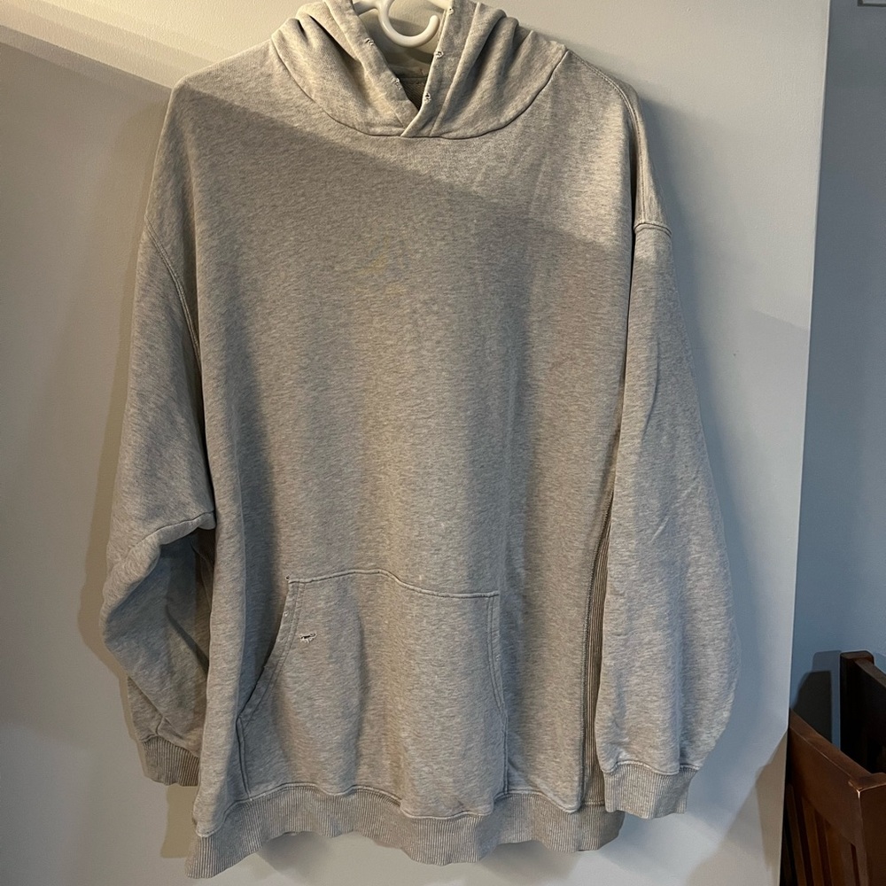 Aerie Distressed Gray Hoodie classic